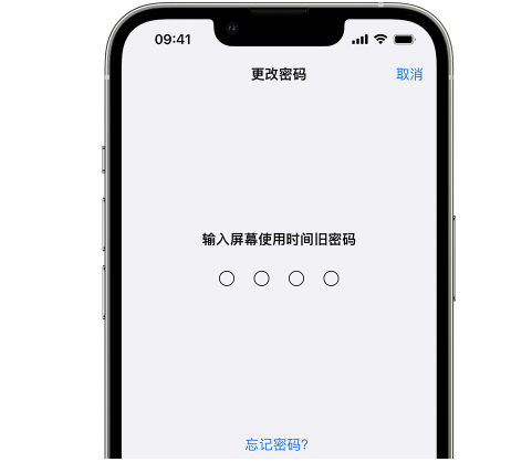 怀化iPhone屏幕维修分享iPhone屏幕使用时间密码忘记了怎么办 