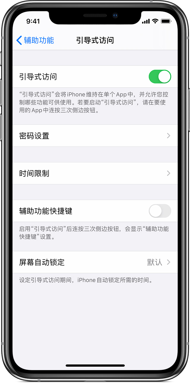 怀化苹果手机维修分享如何在 iPhone 上退出引导式访问 