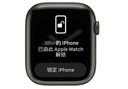 怀化苹果手机维修分享用 AppleWatch 解锁配备面容 ID 的 iPhone方法 